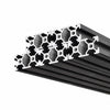 VEVOR 5PCS 2040 Aluminum Extrusion Profile, 78.74 Inch 2000 mm, V Slot European Standard Anodized Linear Rail, High-Strength Extruded Aluminum Rail, for 3D Printer Parts and CNC DIY Workbench, Black