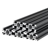 VEVOR 5PCS 2040 Aluminum Extrusion Profile, 78.74 Inch 2000 mm, V Slot European Standard Anodized Linear Rail, High-Strength Extruded Aluminum Rail, for 3D Printer Parts and CNC DIY Workbench, Black