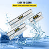 VEVOR Drywall Skimming Blade Set,10\"+16\" +24\" Blades,European Stainless Steel Construction Knife, Aluminum Blade Profile Smoothing Knockdown Spatula for Gyprock/Drywall/Wall-Board