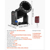 VEVOR Electric Confetti Machine with LED Lights, 1500W Powerful Output Confetti Cannon Launcher, DMX512, Manual & Remote Control, Portable Confe-tti Shooter for Wedding Christmas Event Show Stage