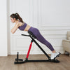 VEVOR Roman Chair Hyperextension Bench, 350 lbs Adjustable Extension Machine, Multi-Function Exercise Equipment for Glute, Hamstring, Lower Back, and Ab Workout, Fitness Weight Bench for Home Gym