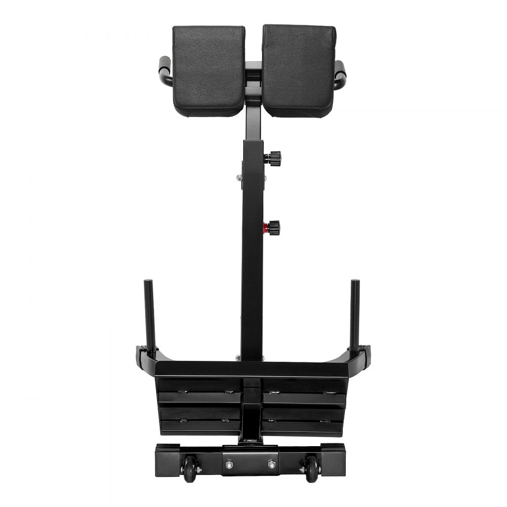 VEVOR Roman Chair Hyperextension Bench, 350 lbs Adjustable Extension Machine, Multi-Function Exercise Equipment for Glute, Hamstring, Lower Back, and Ab Workout, Fitness Weight Bench for Home Gym