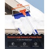 VEVOR Snow Roof Rake, 17 in Aluminum Blade, 4.1-17.2 ft Adjustable Roof Snow Scraper with Wheels & Slide, Lightweight Snows Removal Tool for House Rooftop Leaves Debris Clearing