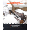 VEVOR Snow Roof Rake, 26 in Aluminum Blade, 7.5-20 ft Adjustable Roof Snow Scraper with Wheels, Anti-Slip Handle Snows Removal Tool, Lightweight House Rooftop Rake for Leaves Debris Removal