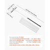 VEVOR Snow Roof Rake, 26 in Aluminum Blade, 7.5-20 ft Adjustable Roof Snow Scraper with Wheels, Anti-Slip Handle Snows Removal Tool, Lightweight House Rooftop Rake for Leaves Debris Removal