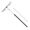 VEVOR Snow Roof Rake, 26 in Aluminum Blade, 7.5-20 ft Adjustable Roof Snow Scraper with Wheels, Anti-Slip Handle Snows Removal Tool, Lightweight House Rooftop Rake for Leaves Debris Removal