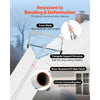 VEVOR Snow Roof Rake, 18.5 in Aluminum Blade, 5.2-30 ft Adjustable Roof Snow Scraper with Wheels & Slide, , Lightweight Snows Removal Tool for House Rooftop Leaves Debris Clearing
