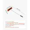 VEVOR Snow Roof Rake, 4ft Long Reach Car Roof Snow Scraper, 17.7 in Foam Blade for No Scratches, Non-Slip Handle, Lightweight Snows Removal Tool for Vehicle Garage Rooftop Leaves Debris Clearing