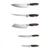 VEVOR Kitchen Knife Set, 5 Piece High Carbon Stainless Steel Sharp Knife Set, Durable and Rust-Resistant, Professional Kitchen Cutlery with Ergonomic Crack-Resistant Handle, for Precise Cutting