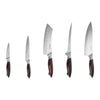 VEVOR Kitchen Knife Set, 5 Piece High Carbon Stainless Steel Sharp Knife Set, Durable and Rust-Resistant, Professional Kitchen Cutlery with Ergonomic Crack-Resistant Handle, for Precise Cutting
