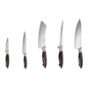 VEVOR Kitchen Knife Set, 5 Piece High Carbon Stainless Steel Sharp Knife Set, Durable and Rust-Resistant, Professional Kitchen Cutlery with Ergonomic Crack-Resistant Handle, for Precise Cutting