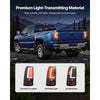 VEVOR Tail Light Assembly Compatible with 2003-2006 Chevy Silverado 1500 1500 HD 2500 2500 HD 3500, 2007-2007 Chevy Classic, 2PCS Driver & Passenger Side LED Taillight Brake Lamps with Bulbs, Black