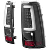 VEVOR Tail Light Assembly Compatible with 2003-2006 Chevy Silverado 1500 1500 HD 2500 2500 HD 3500, 2007-2007 Chevy Classic, 2PCS Driver & Passenger Side LED Taillight Brake Lamps with Bulbs, Black