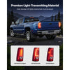 VEVOR Tail Light Assembly Compatible with 2003-2006 Chevy Silverado 1500 1500 HD 2500 2500 HD 3500, 2007-2007 Chevy Classic, 2PCS Driver & Passenger Side LED Taillight Brake Lamps with Bulbs, Red