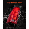 VEVOR Tail Light Assembly Compatible with 1988-1999 Chevy/GMC C/K 1500 2500 3500, 1992-1999 Chevy/GMC Suburban 1500/2500, 2PCS Left & Right Side Taillight Rear Brake Lamps with Halogen Bulbs