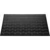 VEVOR Rubber Threshold Ramp, 2.6\" Rise Threshold Ramp Doorway, 3 Channels Cord Cover Rubber Solid Threshold Ramp, Rubber Angled Entry Rated 2202 Lbs Load Capacity for Wheelchair and Scooter