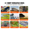 VEVOR Non Woven Geotextile Fabric Under Gravel, 4x100FT 8OZ Driveway Fabric Landscape Fabric, Heavy Duty Weed Barrier Fabric, Ground Cover Weed Control Fabric, French Drains Drainage Fabric, Black