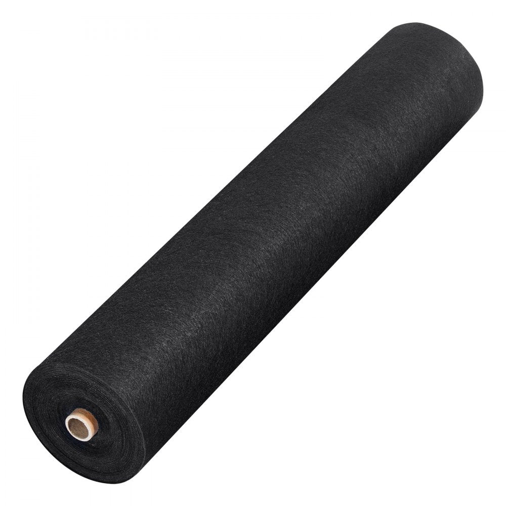 VEVOR Non Woven Geotextile Fabric Under Gravel, 6x100FT 8OZ Driveway Fabric Landscape Fabric, Heavy Duty Weed Barrier Fabric, Ground Cover Weed Control Fabric, French Drains Drainage Fabric, Black