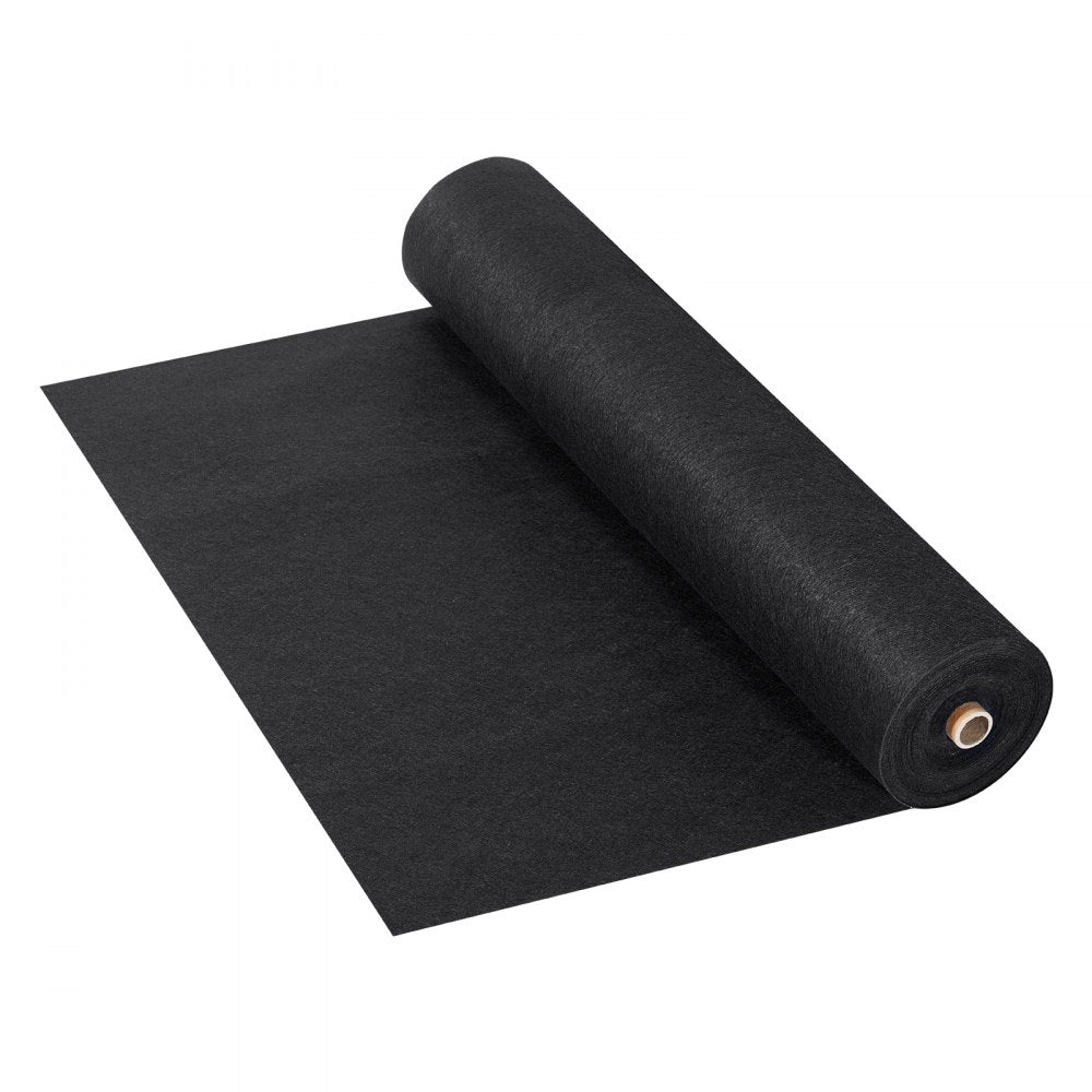 VEVOR Non Woven Geotextile Fabric Under Gravel, 6x50FT 8OZ Driveway Fabric Landscape Fabric, Heavy Duty Weed Barrier Fabric, Ground Cover Weed Control Fabric, French Drains Drainage Fabric, Black