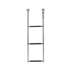VEVOR Boat Ladder, 3 Steps, Stainless Steel Telescoping Folding Swim Deck Ladder for Rear Entry Inboard, Heavy Duty 600 lbs Capacity with Wide Anti-Slip Steps, for Outboards, Yacht, Pontoon Boats