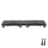 VEVOR Furniture Dolly, 500 lbs Capacity Each Count, Furniture Mover with Wheels, Portable Moving Rollers 4 Wheels Heavy Duty, Small Flat Dolly Cart with Interlocking for Heavy Furniture, 2 Pack, Black