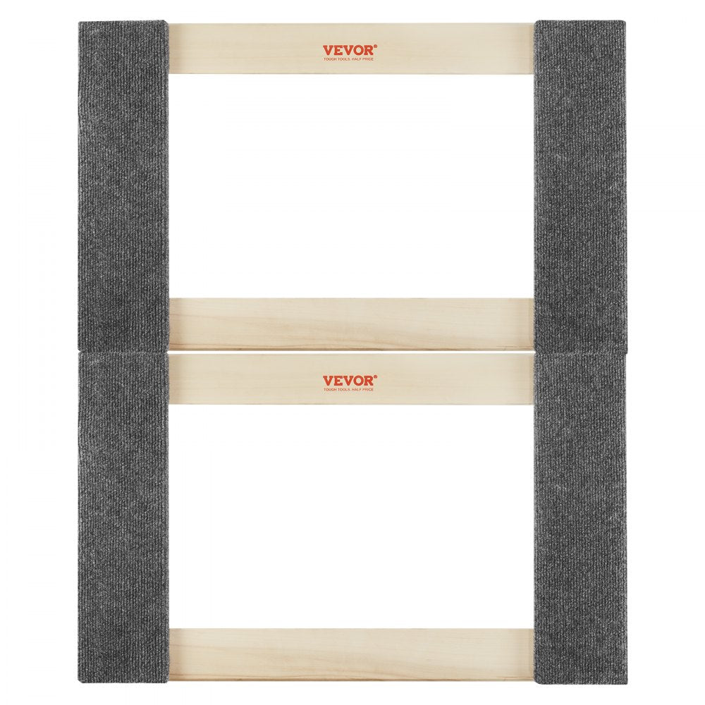 VEVOR Furniture Dolly, 1000 lbs Each Load Capacity, 2 Packs, 18" x 30", 8 x 3" PP Swivel Casters, Heavy Duty Hardwood Furniture Moving Dolly, Mover's Dolly, Moving Cart with Wheels for Heavy Furniture