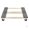 VEVOR Furniture Dolly, 1000 lbs Each Load Capacity, 2 Packs, 18" x 30", 8 x 3" PP Swivel Casters, Heavy Duty Hardwood Furniture Moving Dolly, Mover's Dolly, Moving Cart with Wheels for Heavy Furniture