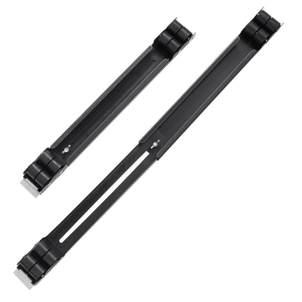 VEVOR Heavy Duty Furniture Appliances Rollers, 660 lbs Total Load, Extendable Appliance Rollers Mobile Washing Machine Base, Fridge Stand Dolly Movers for Refrigerators, Dryers, Dishwashers, Black