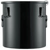 VEVOR Fryer Grease Bucket, 8 Gal Oil Disposal Caddy Stainless Steel Fryer Oil Bucket Rust-Proof Coating, Oil Transport Container with Lid, Lock Clips, Filter Bag for Hot Cooking Oil Filtering, Black