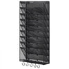 VEVOR File Wall Rack, Two-Piece 10 Pockets Mesh Wall File Holder, Wall Mounted Magazine Mail Paper & Document Storage Folder, Metal Wall File Organizer with Nametag Label, for Office Home & School