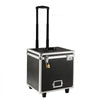 VEVOR Portable File Storage Box, 15.6 x 12.6 x 15 inch Internal Chest Size, Locking Mobile Business Case with Telescopic Handle, Hand pull File Case for Office Home, Offices, Hospitals, Banks