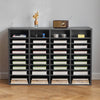 VEVOR Literature Organizer, 36 Compartments Office Mailbox with Adjustable Shelves, Wooden Mailbox Sorter Medium Density Fiberboard Office Home Classroom Storage for Files, Documents, Papers, Grey