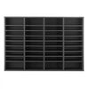 VEVOR Literature Organizer, 36 Compartments Office Mailbox with Adjustable Shelves, Wooden Mailbox Sorter Medium Density Fiberboard Office Home Classroom Storage for Files, Documents, Papers, Grey