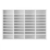 VEVOR Literature Organizer, 36 Compartments Office Mailbox with Adjustable Shelves, Wooden Mailbox Sorter Medium Density Fiberboard Office Home Classroom Storage for Files, Documents, Papers, White