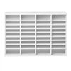 VEVOR Literature Organizer, 36 Compartments Office Mailbox with Adjustable Shelves, Wooden Mailbox Sorter Medium Density Fiberboard Office Home Classroom Storage for Files, Documents, Papers, White