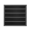 VEVOR Literature Organizer, 5 Compartments Office Mailbox with Adjustable Shelves, Wooden Mailbox Sorter Medium Density Fiberboard Office Home Classroom Storage for Files, Documents, Papers, Grey