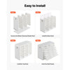 VEVOR Wood Literature Organizer 24 Compartments Office Mailboxes White, Countertop Literature Sorter for Files Documents Papers, with Adjustable Shelves, for Office, Home, Classroom Organization