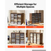 VEVOR Wood Literature Organizer 27 Compartments Office Mailboxes Brown, Countertop Literature Sorter for Files Documents Papers, with Adjustable Shelves, for Office, Home, Classroom Organization