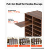 VEVOR Wood Literature Organizer 36 Compartments Office Mailboxes Brown, Countertop Literature Sorter for Files Documents Papers, with Adjustable Shelves, for Office, Home, Classroom Organization