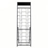 VEVOR Brochure Display Rack, 20 Pockets Magazine Literature Display Stand, Portable Floor Standing Magazine Rack, Metal Newspaper Catalog Holders for Shop, Exhibitions, Office, Trade Show, Black