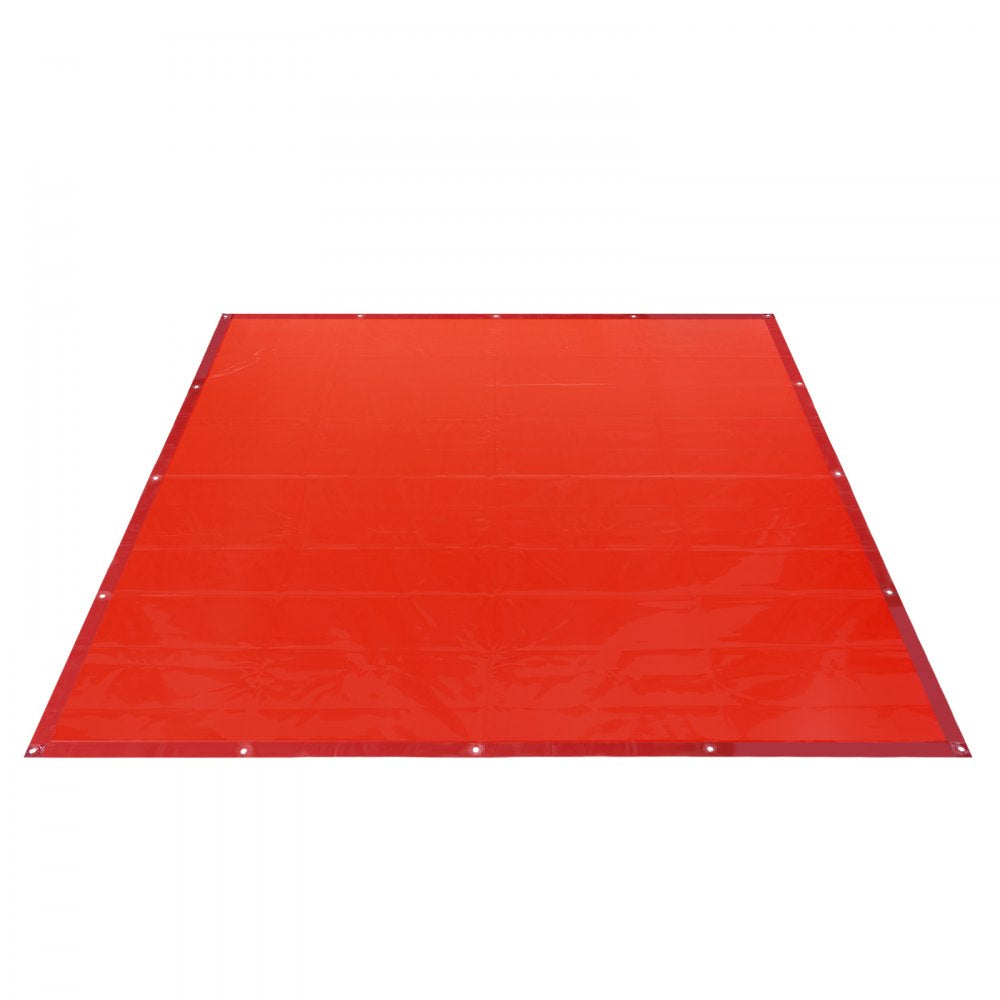 VEVOR Welding Curtain Screen, 6 x 6 FT Hanging Welding Curtain Wall, Flame-Resistant Vinyl Welding Protection Screens with 6-Level UV Protection & Hanging Holes, Portable for Workshop/Industrial Use
