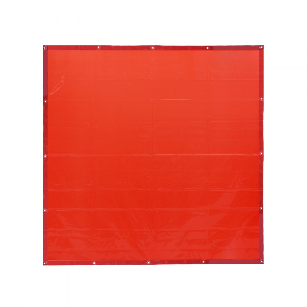 VEVOR Welding Curtain Screen, 6 x 6 FT Hanging Welding Curtain Wall, Flame-Resistant Vinyl Welding Protection Screens with 6-Level UV Protection & Hanging Holes, Portable for Workshop/Industrial Use