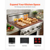 VEVOR Noodle Board Stove Cover, Stove Top Cover Board for Gas Burner & Electric Stove, Acacia Wood Cutting Board with Handles, RV Stovetop Cover/ Kitchen Sink Cover for Counter Space & Tray, Natural