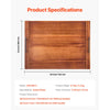 VEVOR Noodle Board Stove Cover, Stove Top Cover Board for Gas Burner & Electric Stove, Acacia Wood Cutting Board with Handles, RV Stovetop Cover/ Kitchen Sink Cover for Counter Space & Tray, Natural