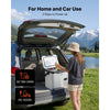 VEVOR 12 Volt Refrigerator, 19 QT/ 18L Car Fridge, Portable Electric Freezer Compressor with Handle, 12V/24V DC 100-240V AC, -4℉ to 68℉/ -20℃ to 20℃, for Truck Van RV SUV Boat Travel Camping
