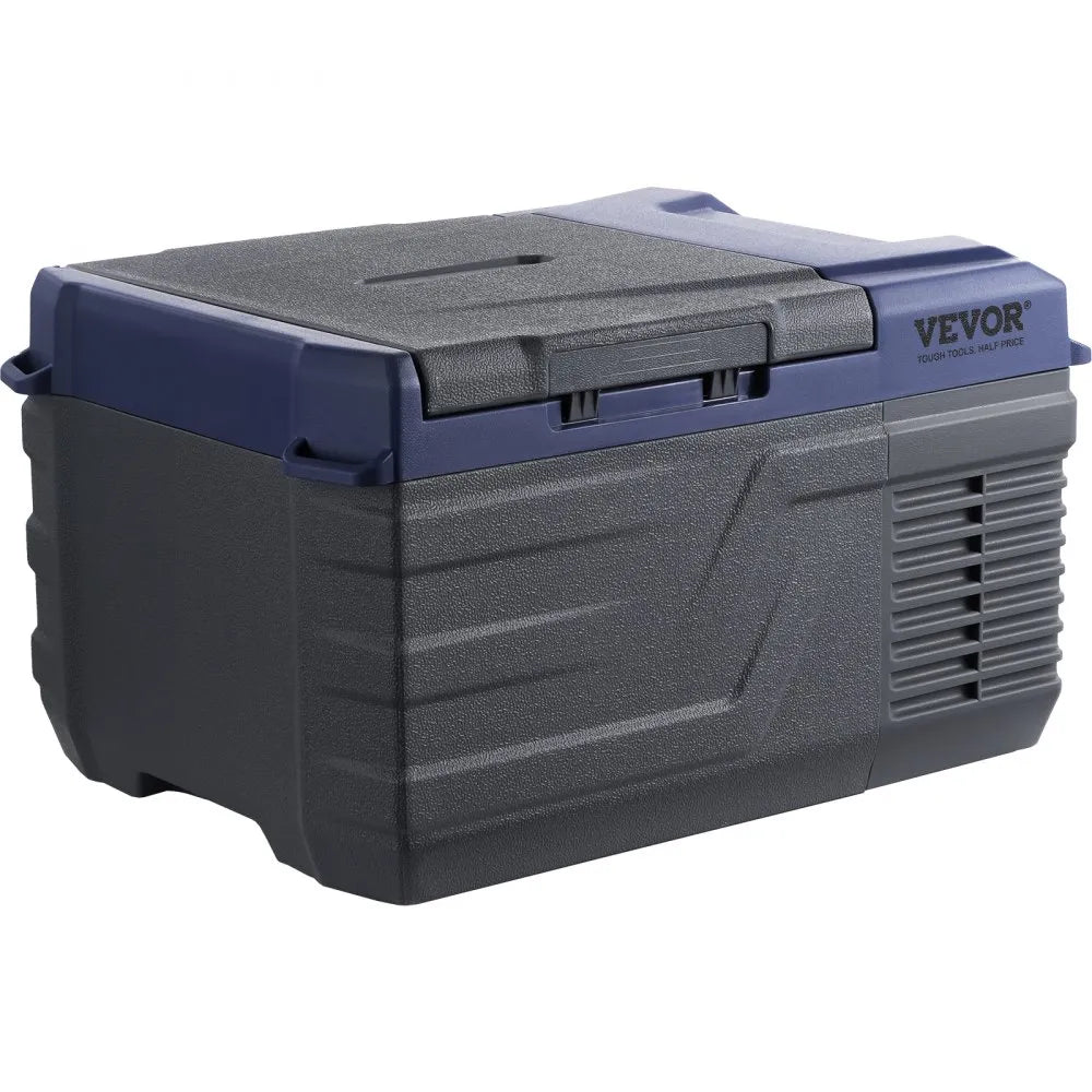 VEVOR Car Refrigerator, 12 Volt Car Refrigerator Fridge, 9 L Single Zone Portable Freezer, -4℉-68℉ Adjustable Range, 12/24V DC and 100-240V AC Compressor Cooler for Outdoor, Camping, RV