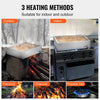 VEVOR Maple Syrup Evaporator Pan, 11.2 Gallon, 162 Cups of 8.8oz Maple Syrup, Flat Evaporator Pan with 1 Valve and 3 Heating Methods, 304 Stainless Steel Maple Syrup Pan for Home, Outdoor