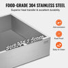 VEVOR Maple Syrup Evaporator Pan, 17.5 Gallon, 254 Cups of 8.8oz Maple Syrup, Flat Evaporator Pan with 1 Valve and 3 Heating Methods, 304 Stainless Steel Maple Syrup Pan for Home, Outdoor