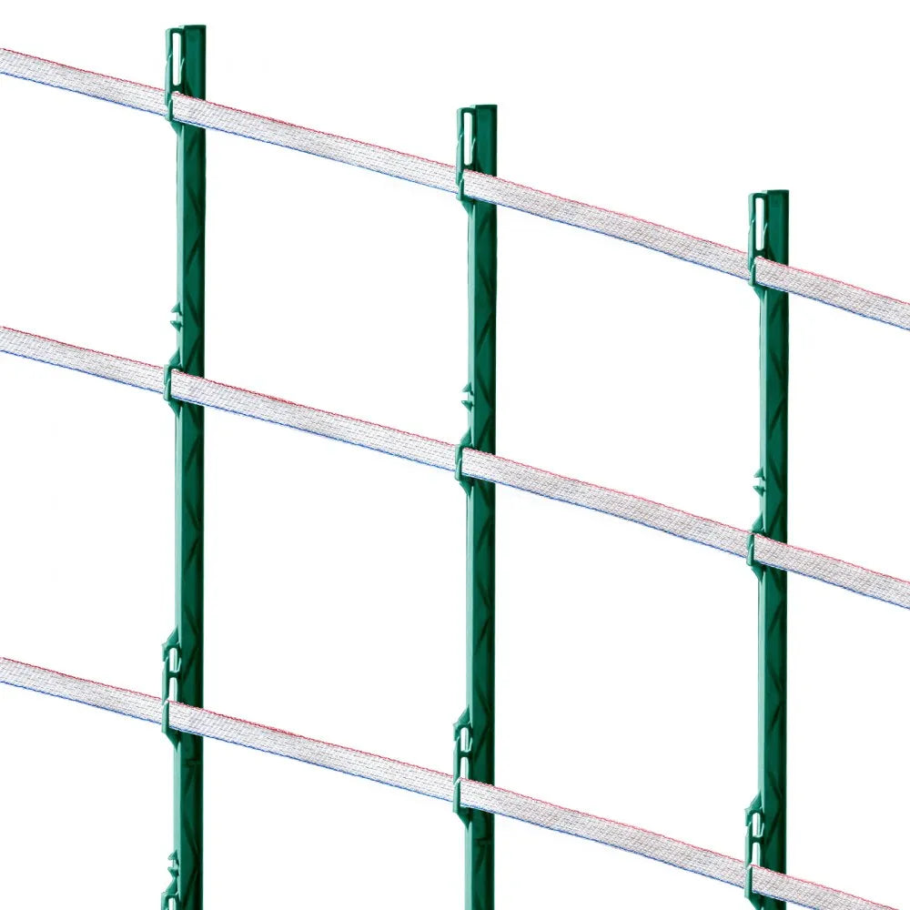VEVOR Electric Fence Tape, 1640Ft 500M Polytape Fencing Hot Wire, 3/4" Width 6 Stainless Steel Strands for Reliable Conductivity, UV & Rust Resistance, Portable Polywire for Horse Cattle Livestock