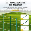 VEVOR Electric Fence Wire, 2625Ft 800M Portable Polywire, 3/32" Diameter 9 Mixed Metal Strands for Reliable Conductivity and UV, Rust Resistance, Fencing Rope Line for Horse, Cattle, Livestock